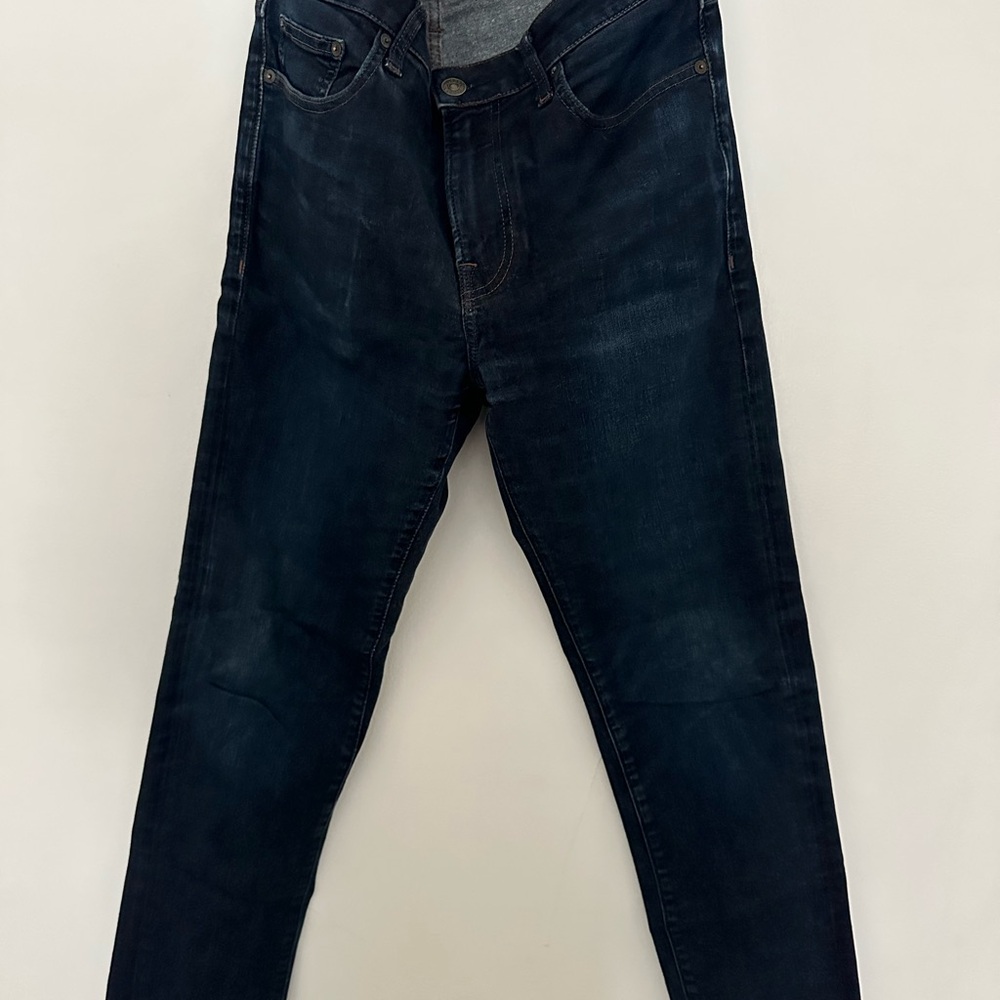 Express Men's Dark Wash Blue Jeans